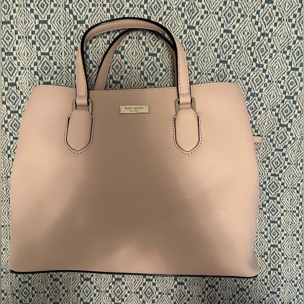 Blush pink Kate spade hand bag